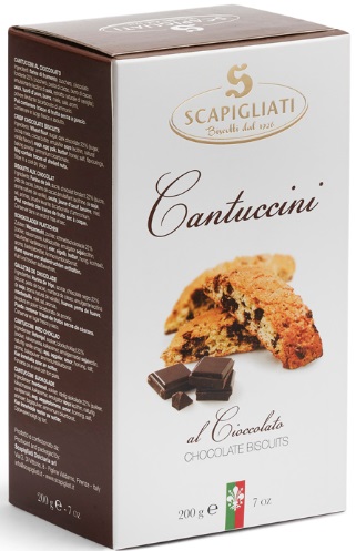 Cantuccinis biscuits with chocolate 200g