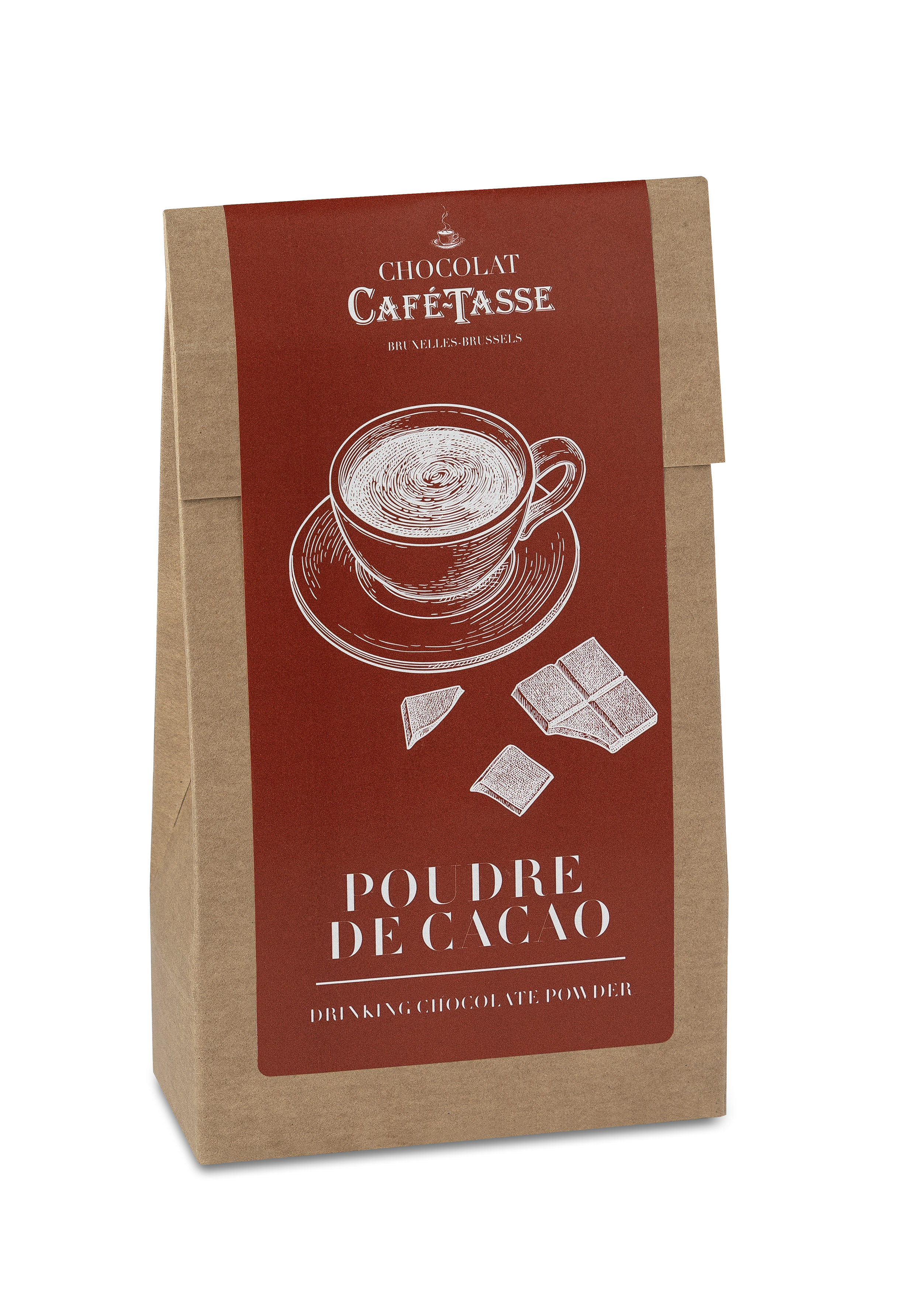 Cacau em pó simples caixa kraft 250g