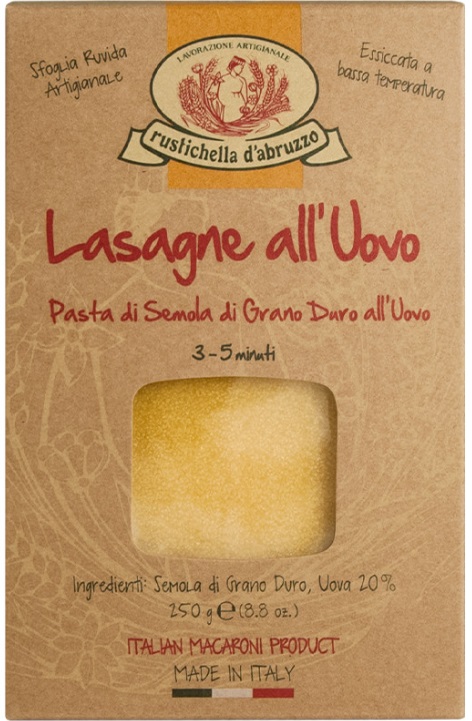 Lasanha com ovo 250g