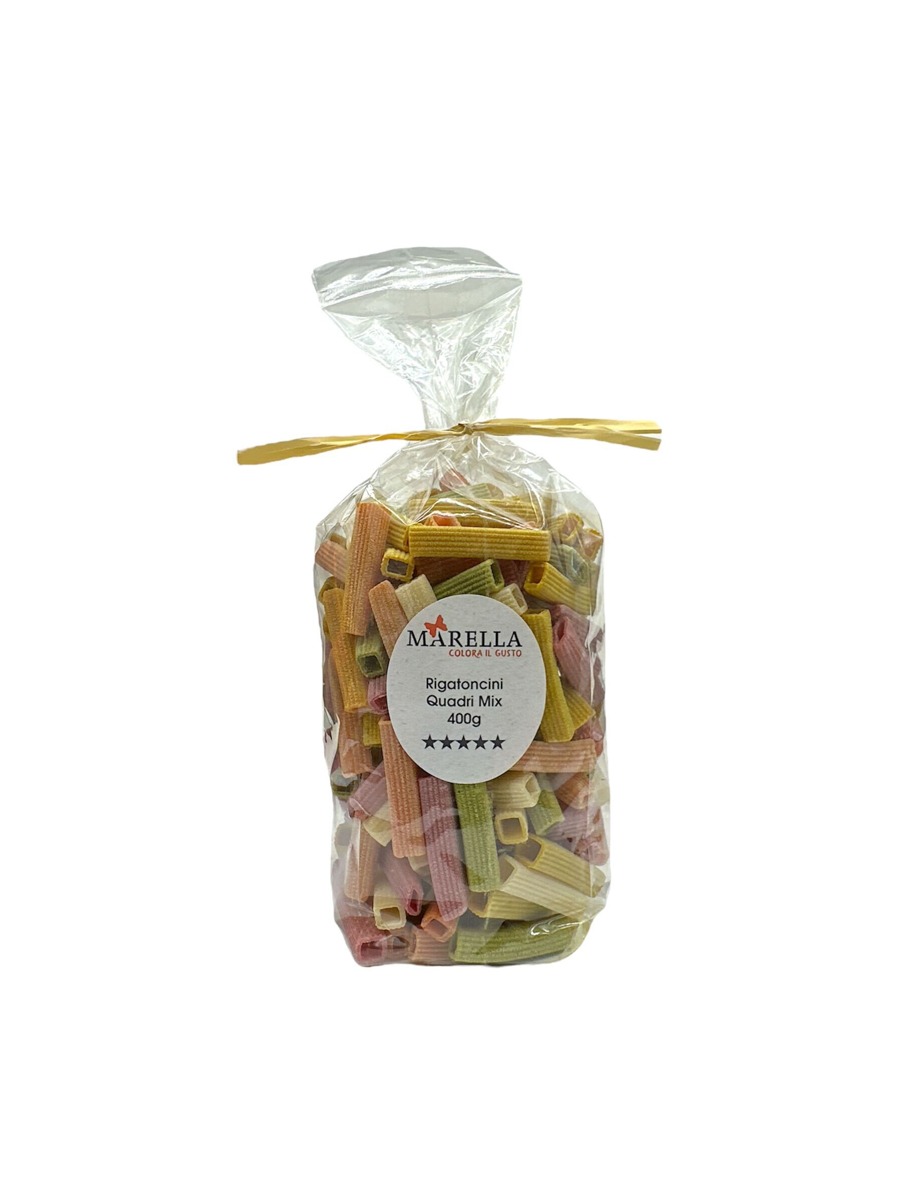 Rigatoncini Quadri Mix Verduras 400g