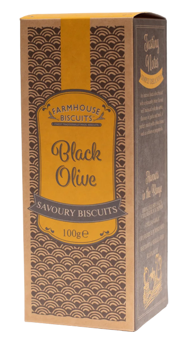 Savoury cracker de azeitona preta 100g