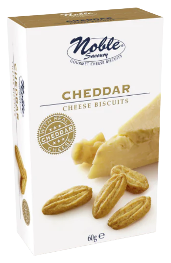 Biscoitos com queijo cheddar 60g