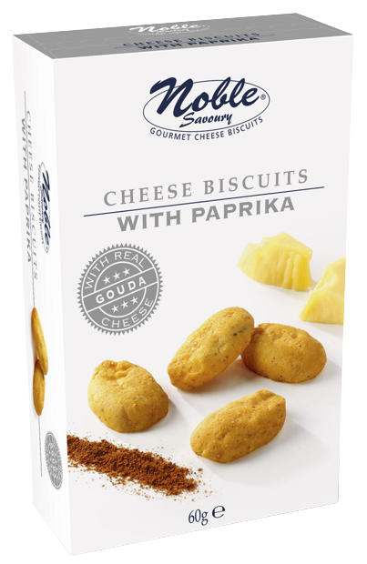 Biscoitos de queijo gouda com paprika 60g
