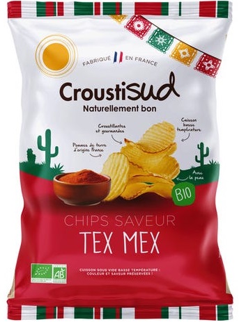 Batata frita tex-mex 100g - Biológico