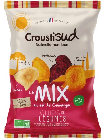 Chips mistura de legumes 90g biológico