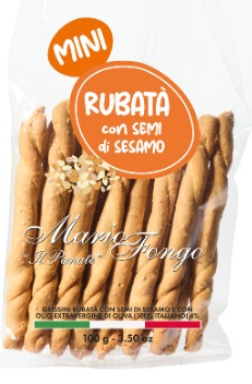 Grissini mini com sésamo 100g